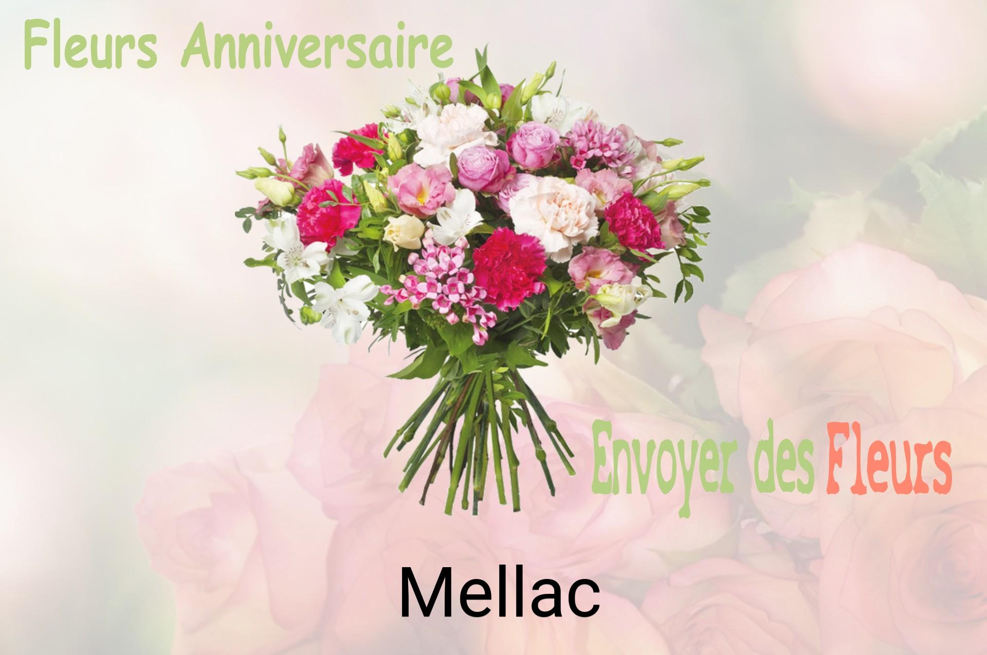 Bouquet de fleurs d’anniversaire livré à Mellac